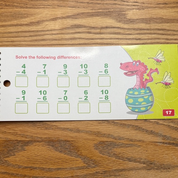 Math Learning Wipe Clean Book Set - Add, Subtract, Multiply & Divide - Picture 6 of 13